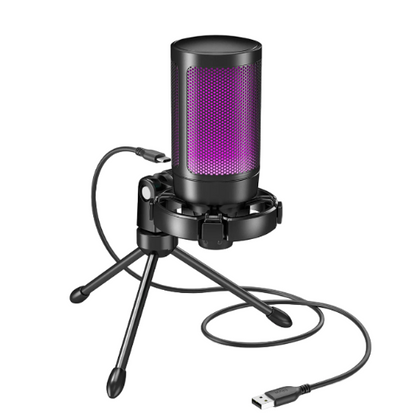 AmpliGame RGB Gaming Microphone