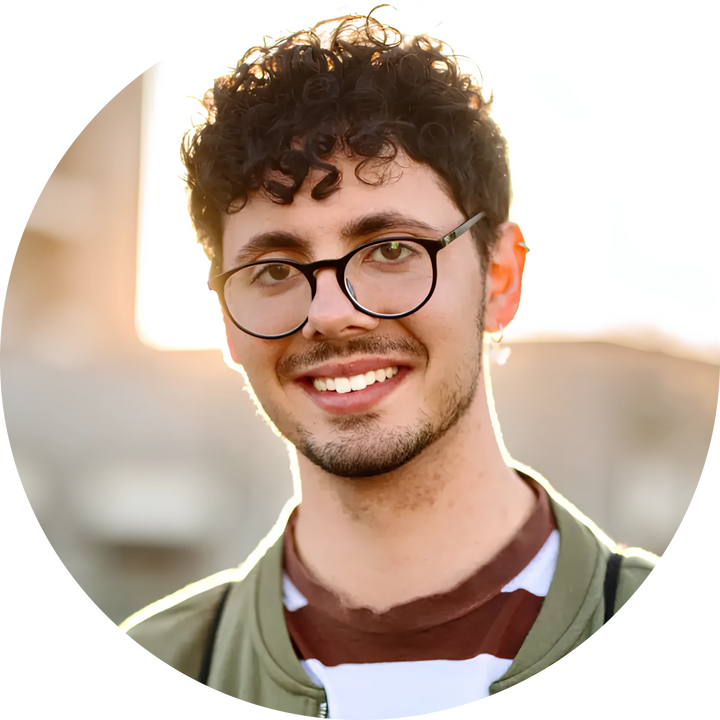 Real Techify™ user smiling in natural light, circle avatar format.